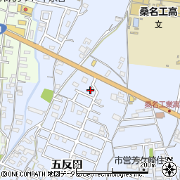 三重県桑名市五反田1449周辺の地図