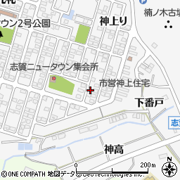 愛知県豊田市志賀町下番戸21-25周辺の地図