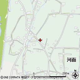 岡山県津山市河面1243-6周辺の地図