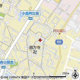 滋賀県守山市小島町1279周辺の地図