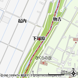 愛知県愛知郡東郷町春木下川原周辺の地図