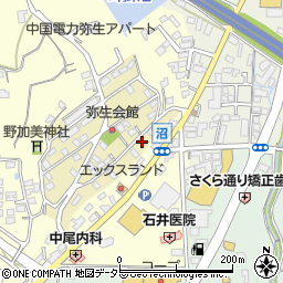 岡山県津山市弥生町16周辺の地図