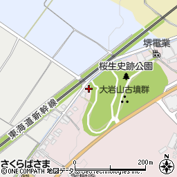 滋賀県野洲市小篠原96周辺の地図