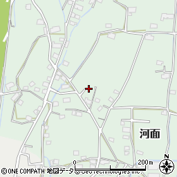 岡山県津山市河面1243-8周辺の地図