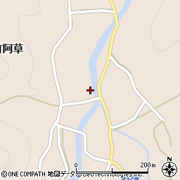 兵庫県丹波市山南町阿草811周辺の地図
