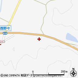 兵庫県丹波篠山市西野々714周辺の地図