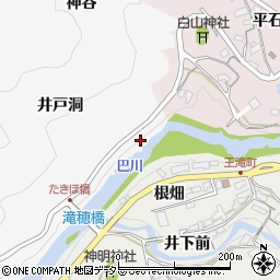 愛知県豊田市穂積町（井戸洞）周辺の地図