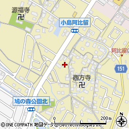 滋賀県守山市小島町1643周辺の地図