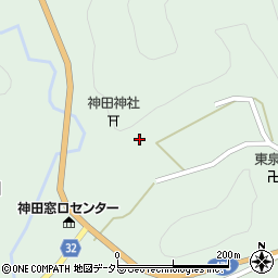 愛知県設楽町（北設楽郡）神田（大石）周辺の地図