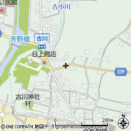 岡山県苫田郡鏡野町古川周辺の地図
