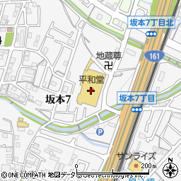 滋賀銀行平和堂坂本店 ＡＴＭ周辺の地図