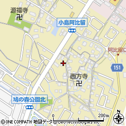 滋賀県守山市小島町1622周辺の地図