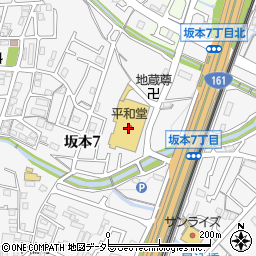京都銀行平和堂坂本店 ＡＴＭ周辺の地図