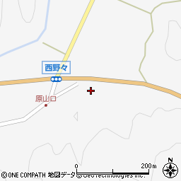 兵庫県丹波篠山市西野々724周辺の地図