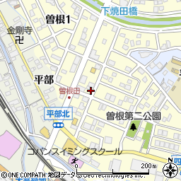 愛知県名古屋市緑区曽根周辺の地図