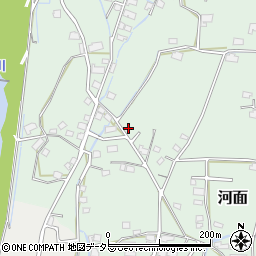 岡山県津山市河面1245-3周辺の地図