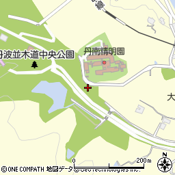 兵庫県立丹波並木道中央公園周辺の地図