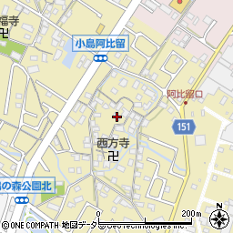 滋賀県守山市小島町1248周辺の地図