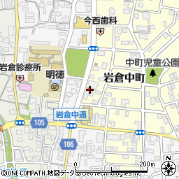 京都岩倉郵便局 ＡＴＭ周辺の地図