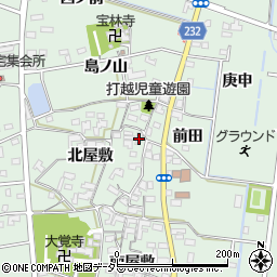 愛知県みよし市打越町北屋敷28周辺の地図