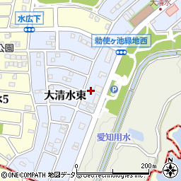 愛知県名古屋市緑区大清水東317周辺の地図