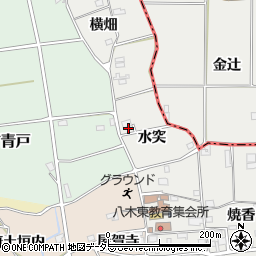 京都府南丹市八木町北屋賀水突周辺の地図