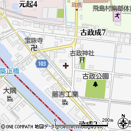 〒490-1442 愛知県海部郡飛島村古政成の地図