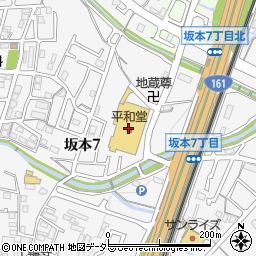 平和堂坂本店周辺の地図