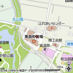 東員町役場周辺の地図