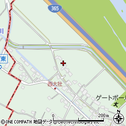 三重県員弁郡東員町南大社1277-1周辺の地図