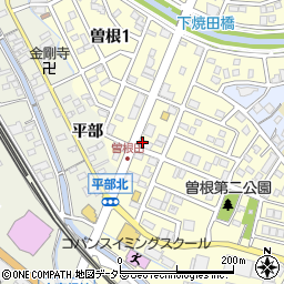 明光義塾　左京山教室周辺の地図