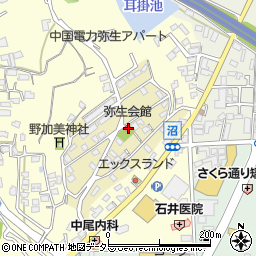 岡山県津山市弥生町43周辺の地図