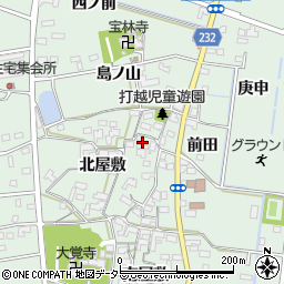 愛知県みよし市打越町北屋敷25周辺の地図