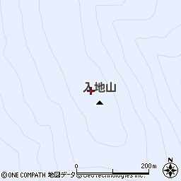 入地山周辺の地図