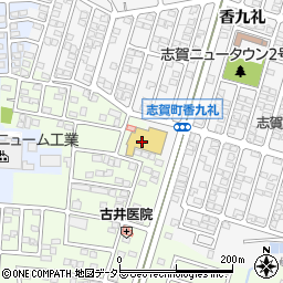 白竜社志賀店周辺の地図