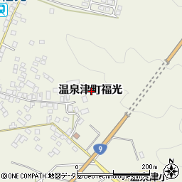 島根県大田市温泉津町福光周辺の地図