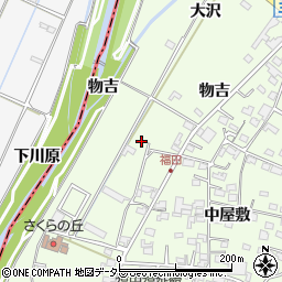 愛知県みよし市福田町清水13周辺の地図