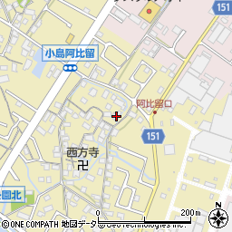 滋賀県守山市小島町1283周辺の地図