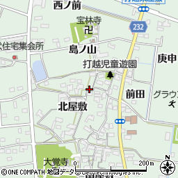 愛知県みよし市打越町北屋敷64周辺の地図