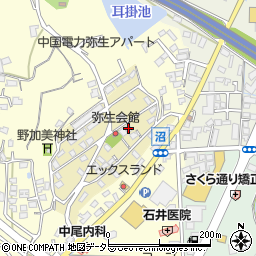 岡山県津山市弥生町46周辺の地図