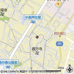 滋賀県守山市小島町1274周辺の地図