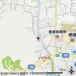 京都府京都市左京区岩倉西河原町周辺の地図