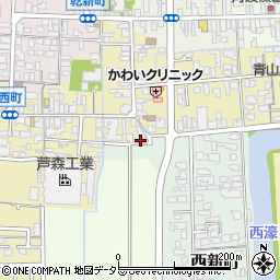 兵庫県丹波篠山市北新町69周辺の地図