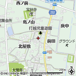 愛知県みよし市打越町北屋敷22周辺の地図