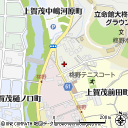 京都府京都市北区上賀茂柊谷町14周辺の地図