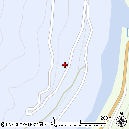 静岡県浜松市天竜区佐久間町戸口103周辺の地図