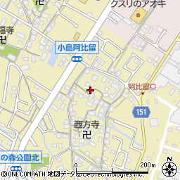 滋賀県守山市小島町1275周辺の地図