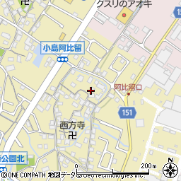 滋賀県守山市小島町1286周辺の地図