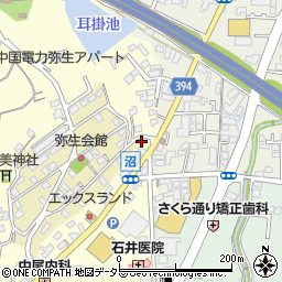 岡山県津山市弥生町21周辺の地図