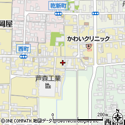 兵庫県丹波篠山市西町39周辺の地図